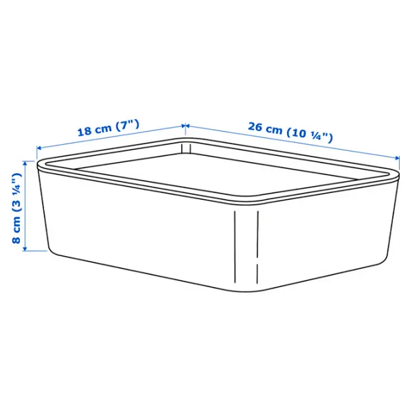 Контейнер Ikea Kuggis  / Пластик photo 4