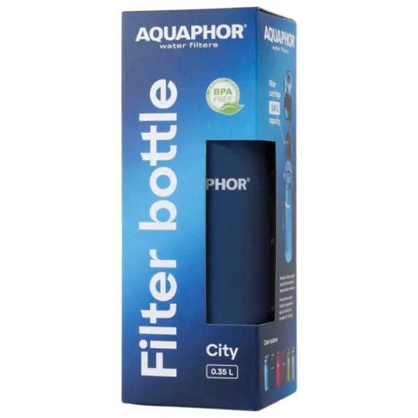 Sticlă pentru apă Aquaphor City Dark Blue photo 5