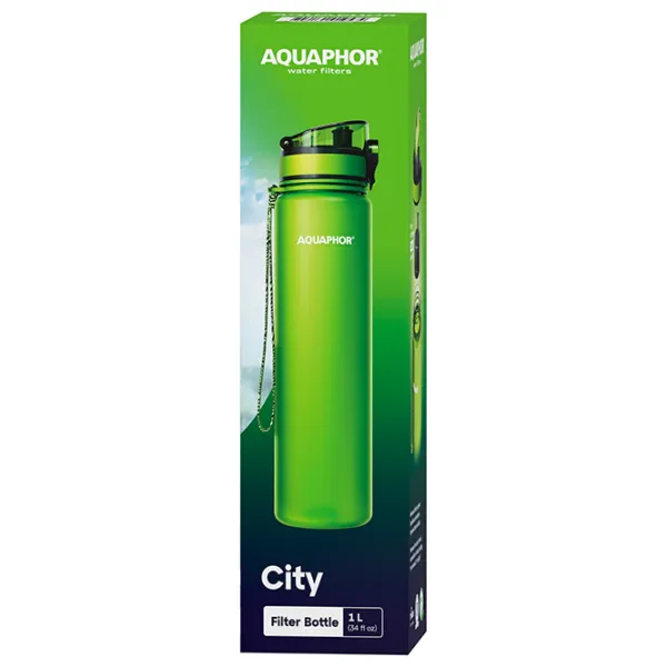 Бутылка для воды Aquaphor City Зеленый photo 4