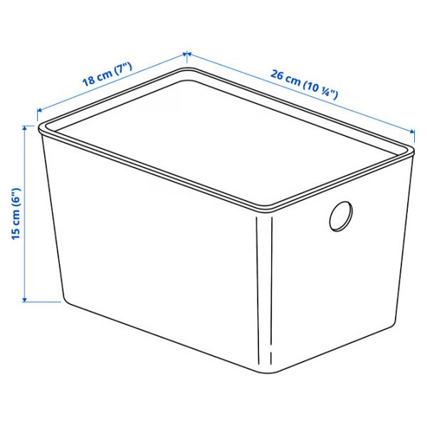 Контейнер Ikea Kuggis  / Пластик photo 4
