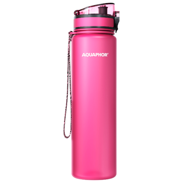 Sticlă pentru apă Aquaphor City Pink photo 1