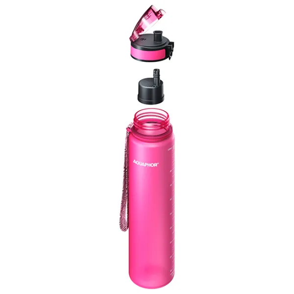 Sticlă pentru apă Aquaphor City Pink photo 2