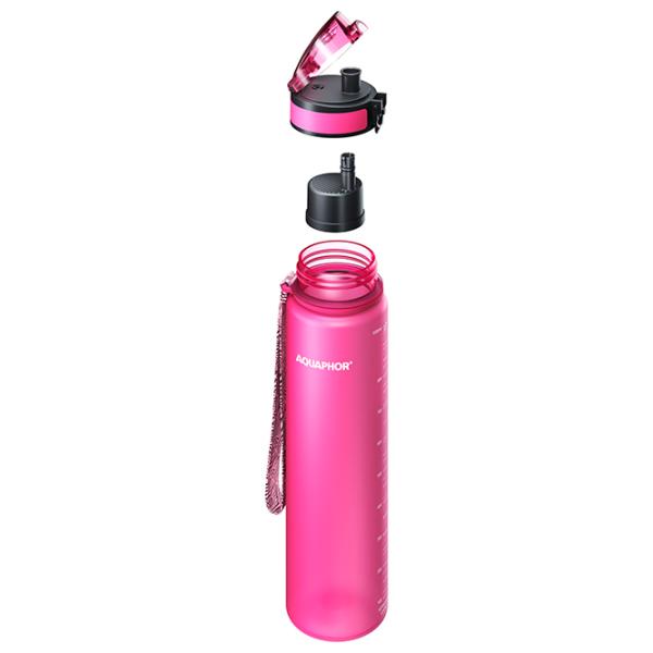 Sticlă pentru apă Aquaphor City Pink photo 2