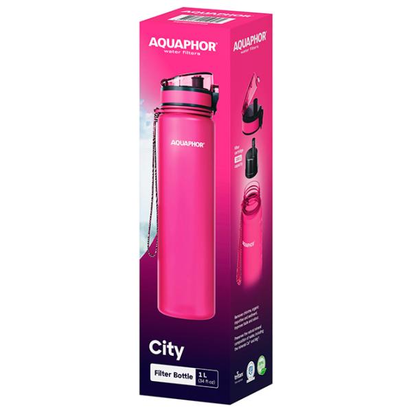 Sticlă pentru apă Aquaphor City Pink photo 5