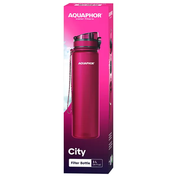 Sticlă pentru apă Aquaphor City Ruby photo 5