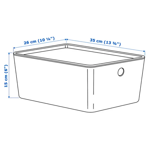 Контейнер Ikea Kuggis  / Пластик photo 4