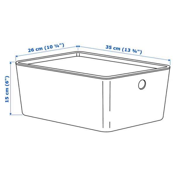 Контейнер Ikea Kuggis  / Пластик photo 4