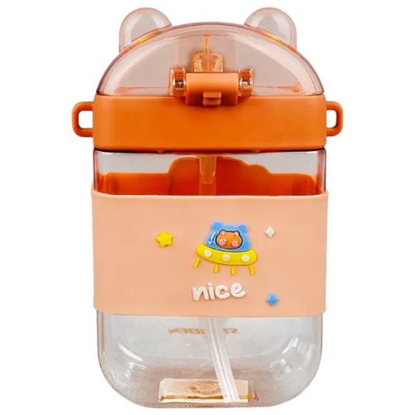 Sticlă pentru apă Kids Nico Space Beer Brown photo 2