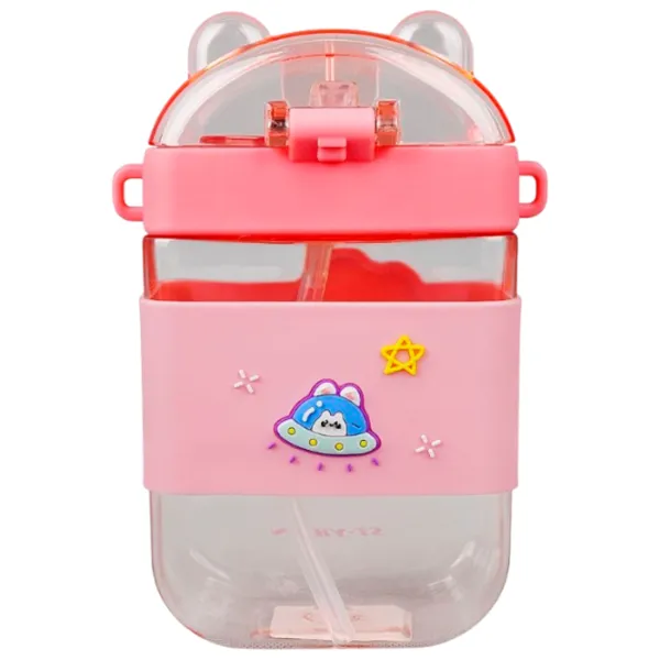 Sticlă pentru apă Kids Nico Space Rabbit Pink photo 2