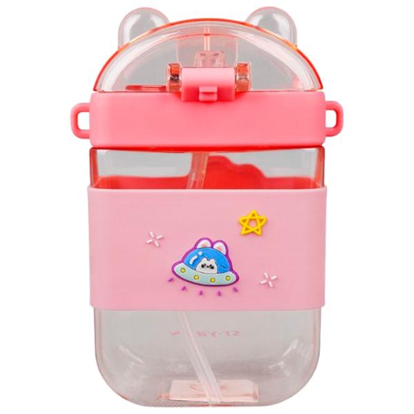 Sticlă pentru apă Kids Nico Space Rabbit Pink photo 2