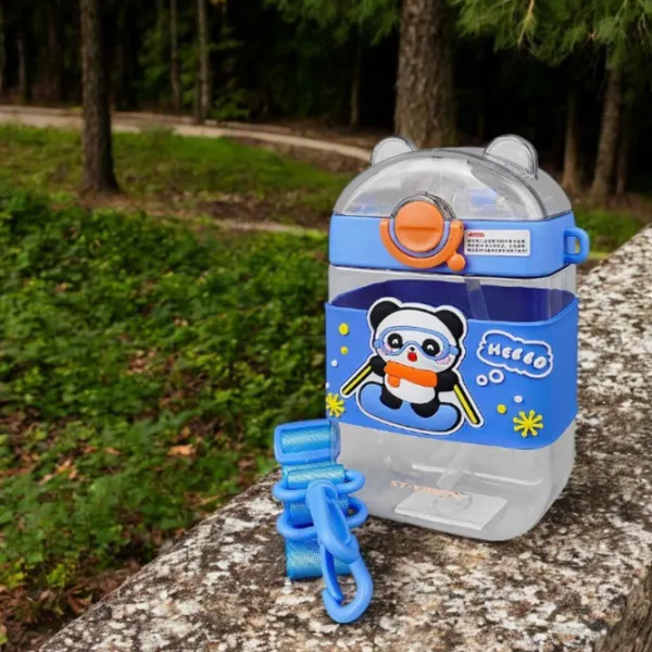 Sticlă pentru apă Kids Nico Hello Panda Blue photo 3