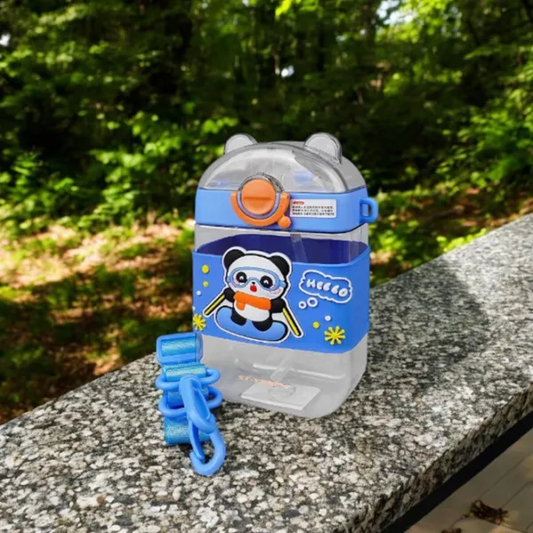 Sticlă pentru apă Kids Nico Hello Panda Blue photo 4