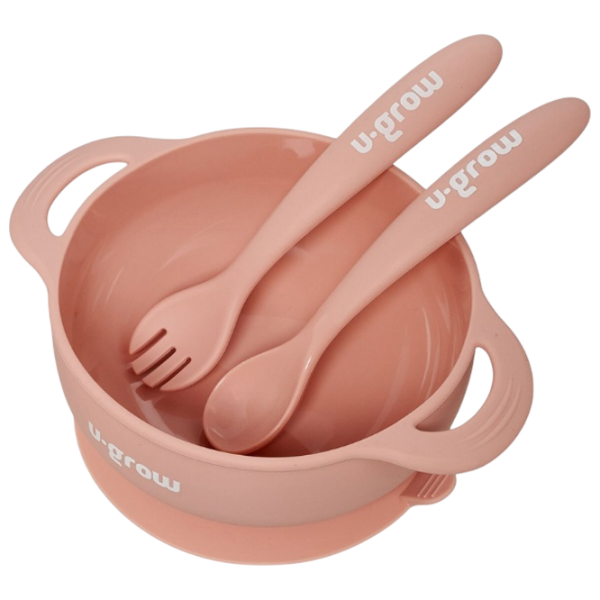 Set U-GROW UG-SET11PK Pentru fetițe / 6+ luni / Pink photo 1 Set U-GROW UG-SET11PK Pentru fetițe / 6+ luni / Pink photo 1