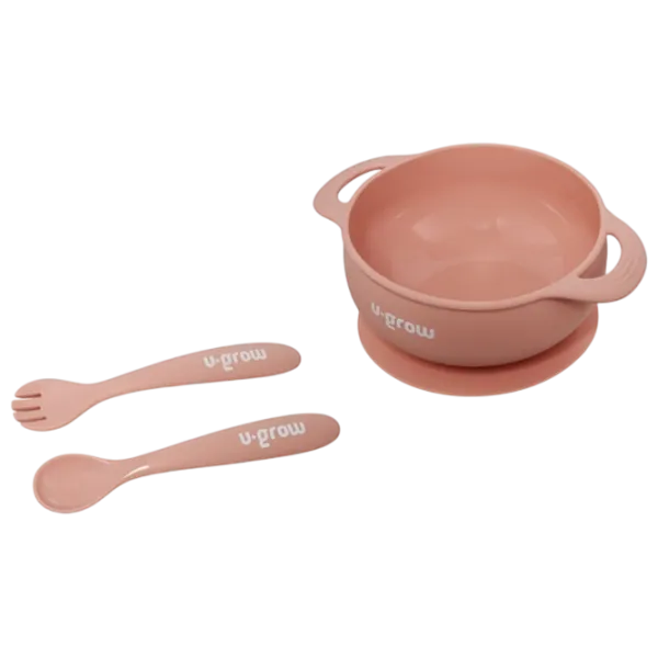 Set U-GROW UG-SET11PK Pentru fetițe / 6+ luni / Pink photo 2 Set U-GROW UG-SET11PK Pentru fetițe / 6+ luni / Pink photo 2
