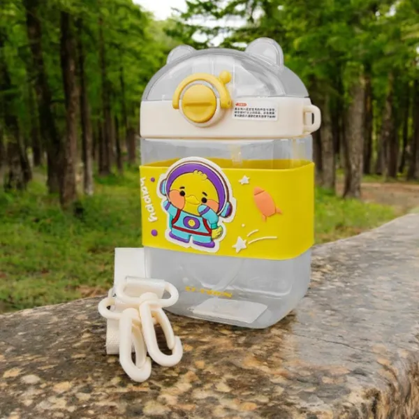 Sticlă pentru apă Kids Nico Happy Duck Yellow photo 3