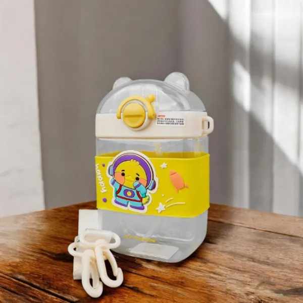 Sticlă pentru apă Kids Nico Happy Duck Yellow photo 4