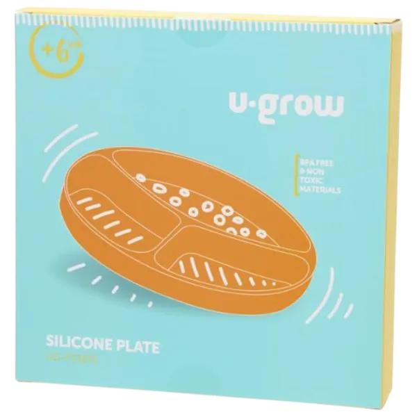 Farfurie U-GROW UG-FS30YL Unisex / 6+ luni / Yellow photo 4