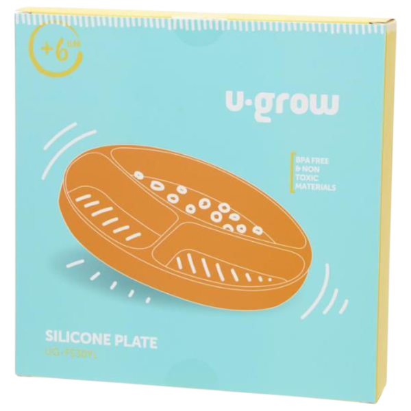 Farfurie U-GROW UG-FS30YL Unisex / 6+ luni / Yellow photo 4