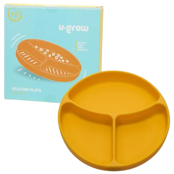 Farfurie U-GROW UG-FS30YL Unisex / 6+ luni / Yellow photo 5