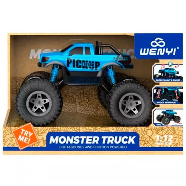 Машинка Wenyi Monster Trucks WY661B  / / White Синий photo 5