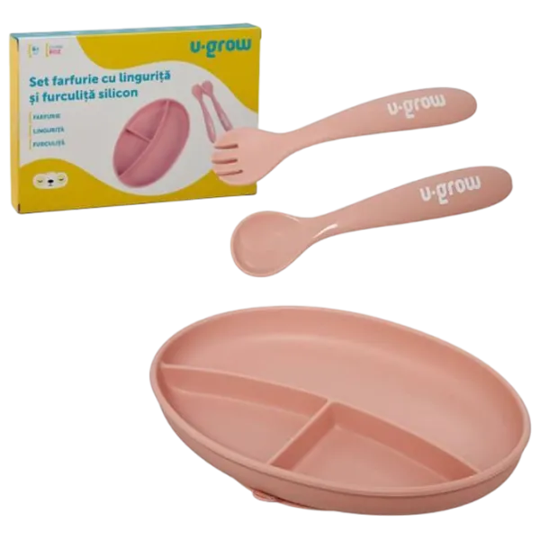 Set U-GROW UG-SET9PK Pentru fetițe / 6+ luni / Pink photo 3