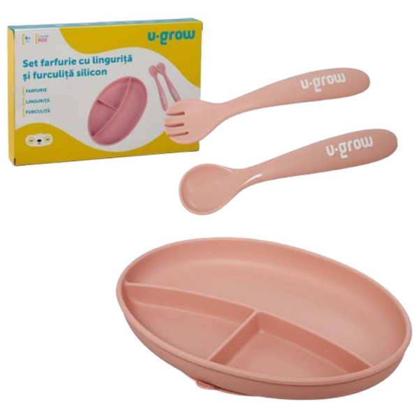 Set U-GROW UG-SET9PK Pentru fetițe / 6+ luni / Pink photo 3