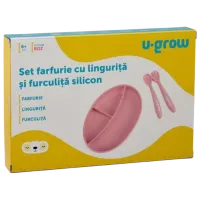 Set U-GROW UG-SET9PK Pentru fetițe / 6+ luni / Pink photo 4