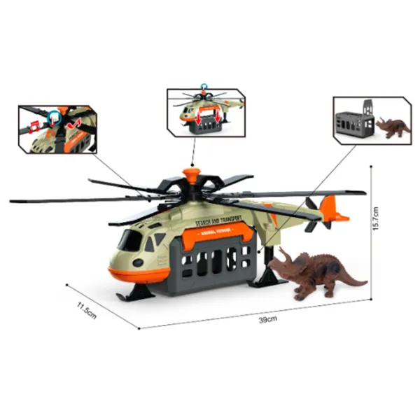 Вертолёт Wenyi Dino Rescue WY960A  / / Черный Коричневый photo 5