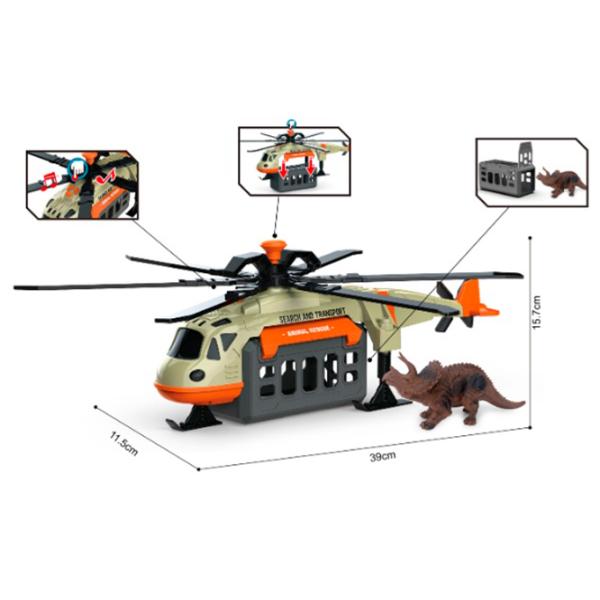 Вертолёт Wenyi Dino Rescue WY960A  / / Черный Коричневый photo 5