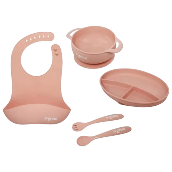 Set U-GROW UG-SET2PK Unisex / 6+ luni / Pink photo 1 Set U-GROW UG-SET2PK Unisex / 6+ luni / Pink photo 1