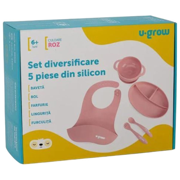 Set U-GROW UG-SET2PK Unisex / 6+ luni / Pink photo 6 Set U-GROW UG-SET2PK Unisex / 6+ luni / Pink photo 6