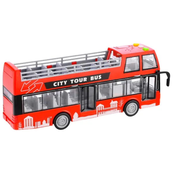 Автобус Wenyi Light & Sound Bus WY916A  / / Серый Красный photo 2
