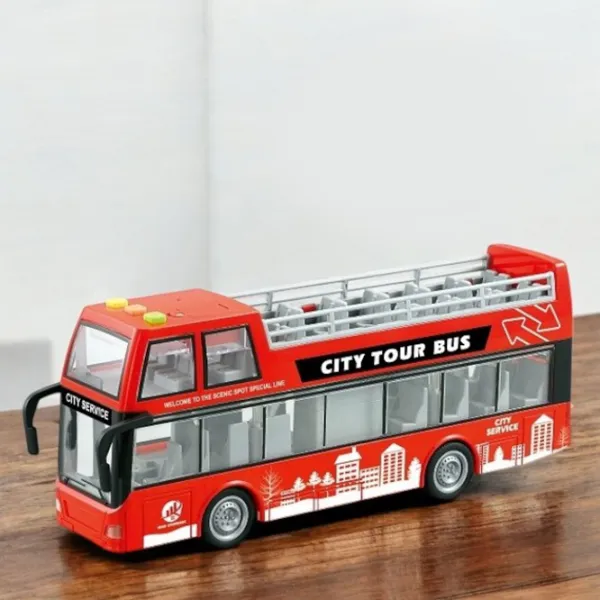 Автобус Wenyi Light & Sound Bus WY916A  / / Серый Красный photo 4