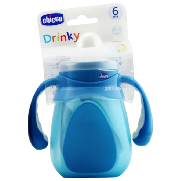 Кружка Chicco Drinky Для девочек / 6+ месяцев / Синий photo 2 Кружка Chicco Drinky Для девочек / 6+ месяцев / Синий photo 2