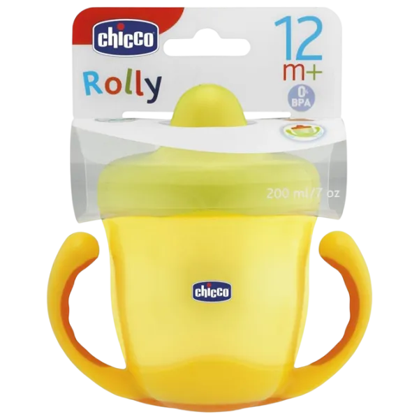 Кружка Chicco Rolly Унисекс / 12+ месяцев / Желтый photo 2 Кружка Chicco Rolly Унисекс / 12+ месяцев / Желтый photo 2