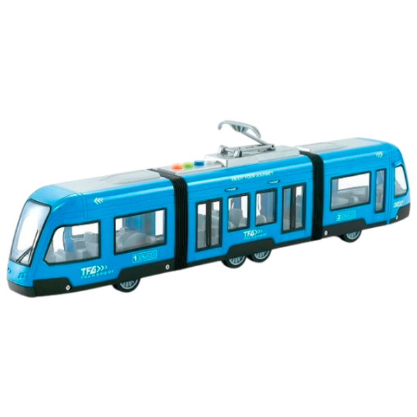 Трамвай Wenyi Ligh & Sound Train WY930B  / / Серый Синий photo 1