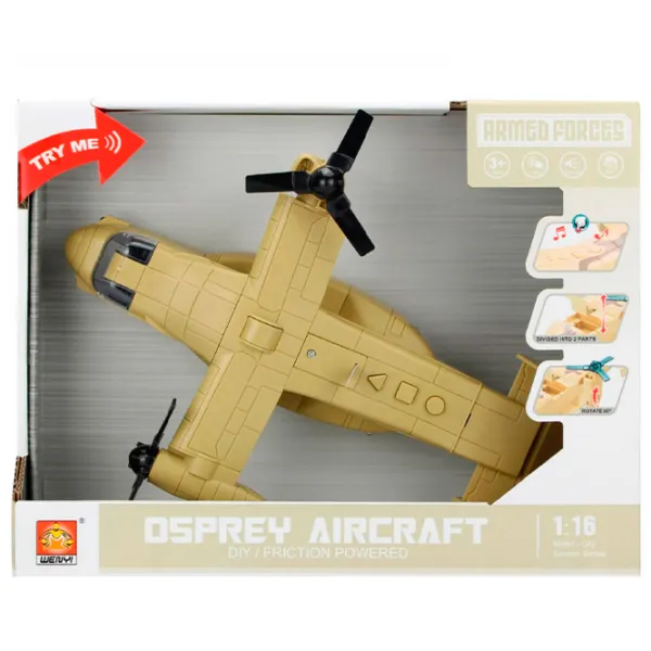 Самолёт Wenyi Osprey Aircraft WY491B  / / White Коричневый photo 4 Самолёт Wenyi Osprey Aircraft WY491B  / / White Коричневый photo 4
