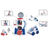 Set de mașini Wenyi Pioneer WY894A-3 / / Red White photo 5