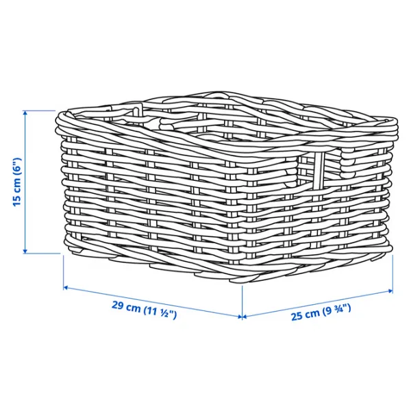 Coș Ikea Byholma  / Ratan photo 5