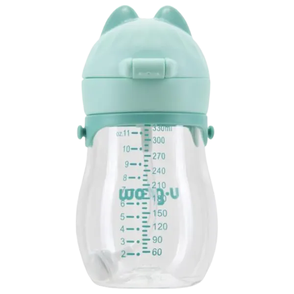 Sticluță cu pai U-GROW UG05-SIP330 0.33l 0 luni / Poliester / Green photo 4