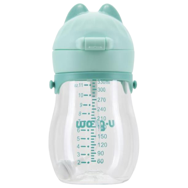 Sticluță cu pai U-GROW UG05-SIP330 0.33l 0 luni / Poliester / Green photo 4