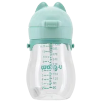 Sticluță cu pai U-GROW UG05-SIP330 0.33l 0 luni / Poliester / Green photo 4