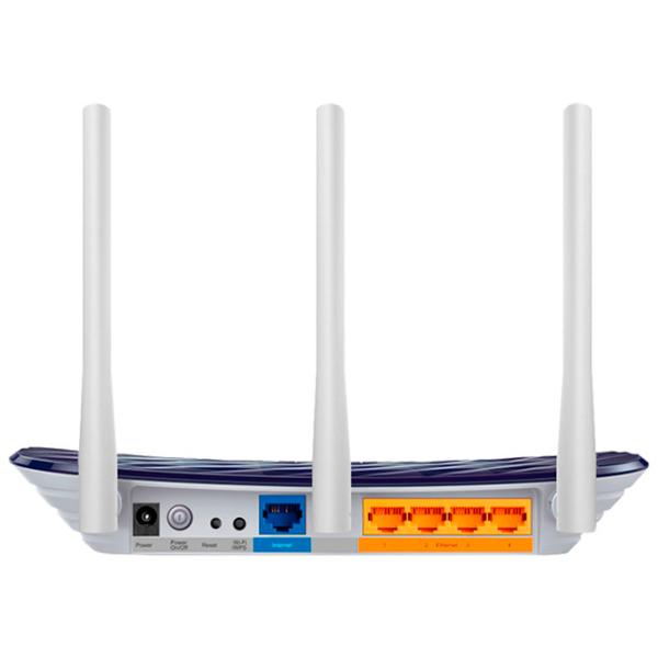 Wi-Fi Роутер TP-Link Archer C20 (EC120-F5) 300 Мбит/с / 433 Мбит/с / Тёмно синий photo 2
