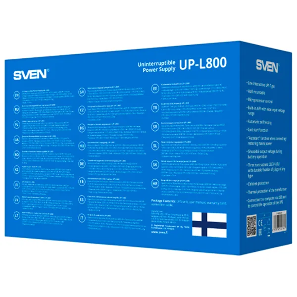 ИБП Sven UP-L800 Черный photo 7