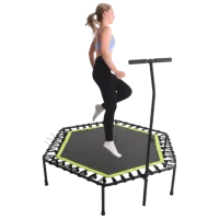 Trambulină fitness 4Play Hop / Black / Diametru - 122 cm photo 2