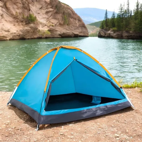 Палатка Avenli Cozy Dome 2 Черный Синий photo 2 Палатка Avenli Cozy Dome 2 Черный Синий photo 2