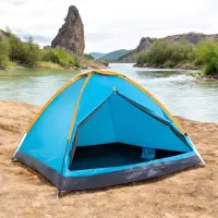 Палатка Avenli Cozy Dome 2 Черный Синий photo 3