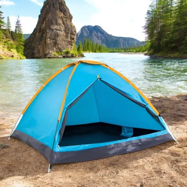 Палатка Avenli Cozy Dome 2 Черный Синий photo 4 Палатка Avenli Cozy Dome 2 Черный Синий photo 4