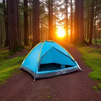 Палатка Avenli Cozy Dome 2 Черный Синий photo 5