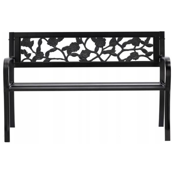 Scaun de grădină GardenLine MEB2927 Metal / Metal / Black Black photo 5 Scaun de grădină GardenLine MEB2927 Metal / Metal / Black Black photo 5